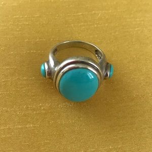 Sterling Silver and Turquoise Ring